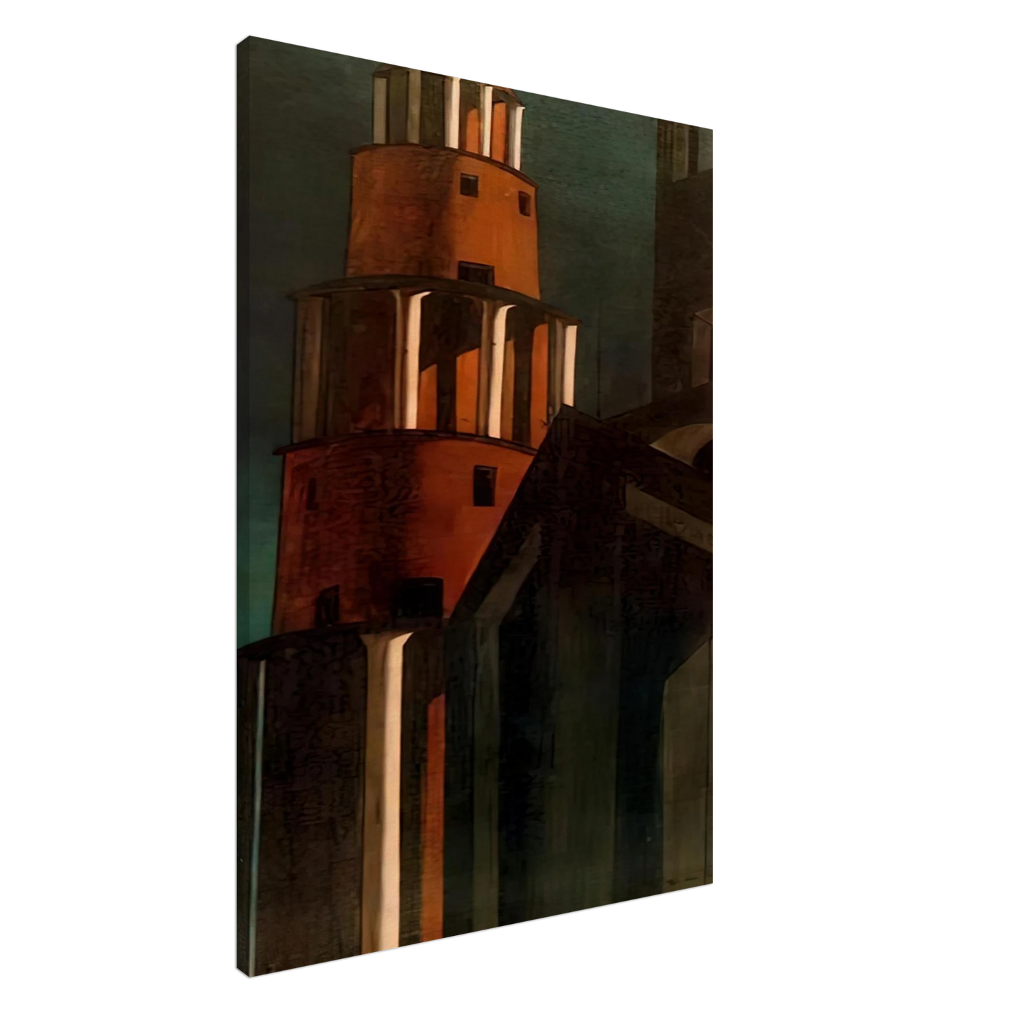 Giorgio de Chirico - THE TOWER Canvas - 20x30 cm / 8x12 inches-canvas