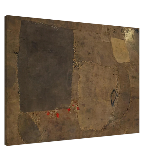 Alberto Burri - Composition Canvas - 20x30 cm / 8x12 inches-canvas