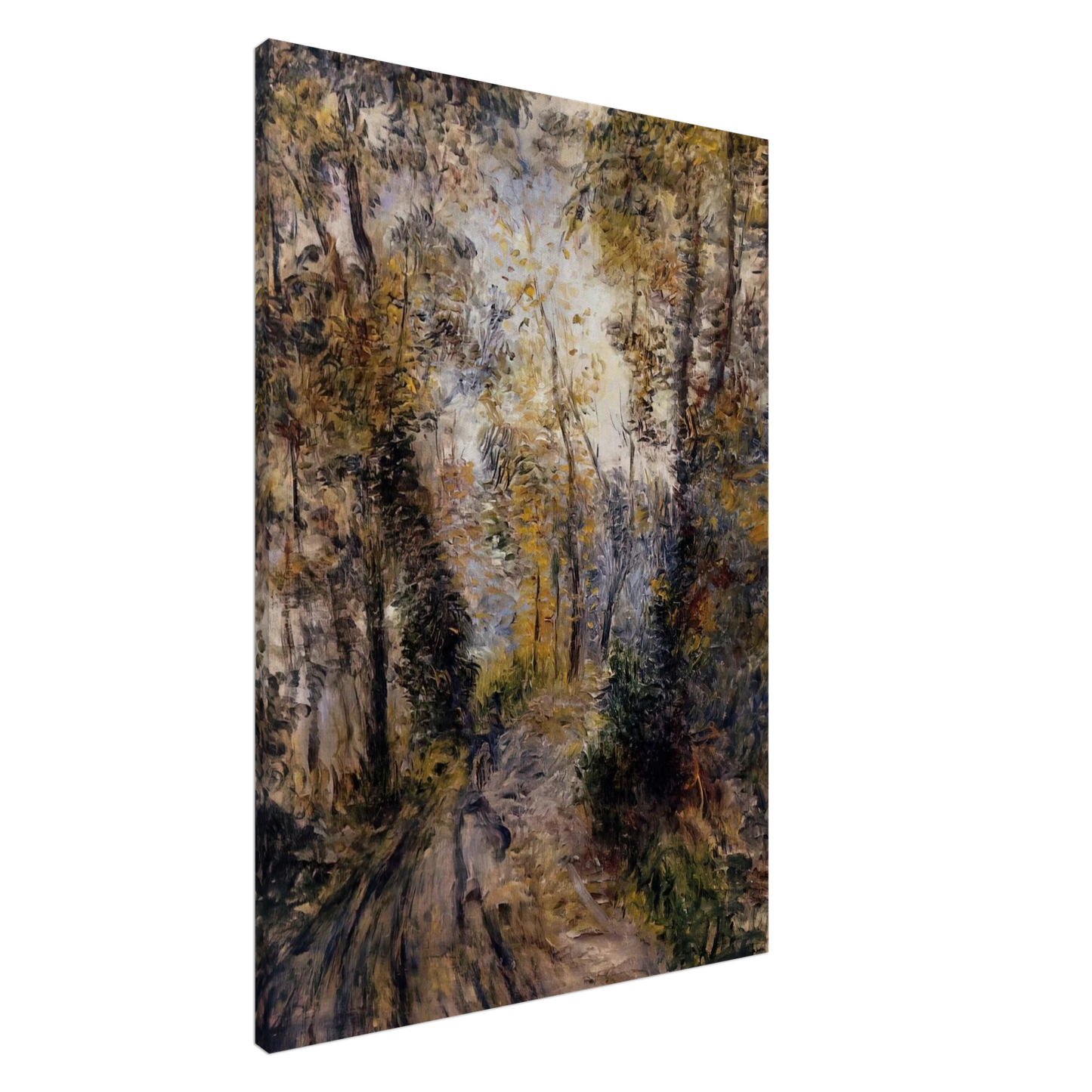 Pierre-Auguste Renoir - The Path through the Forest Canvas - 20x30 cm / 8x12 inches-canvas