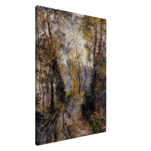 Pierre-Auguste Renoir - The Path through the Forest Canvas - 20x30 cm / 8x12 inches-canvas
