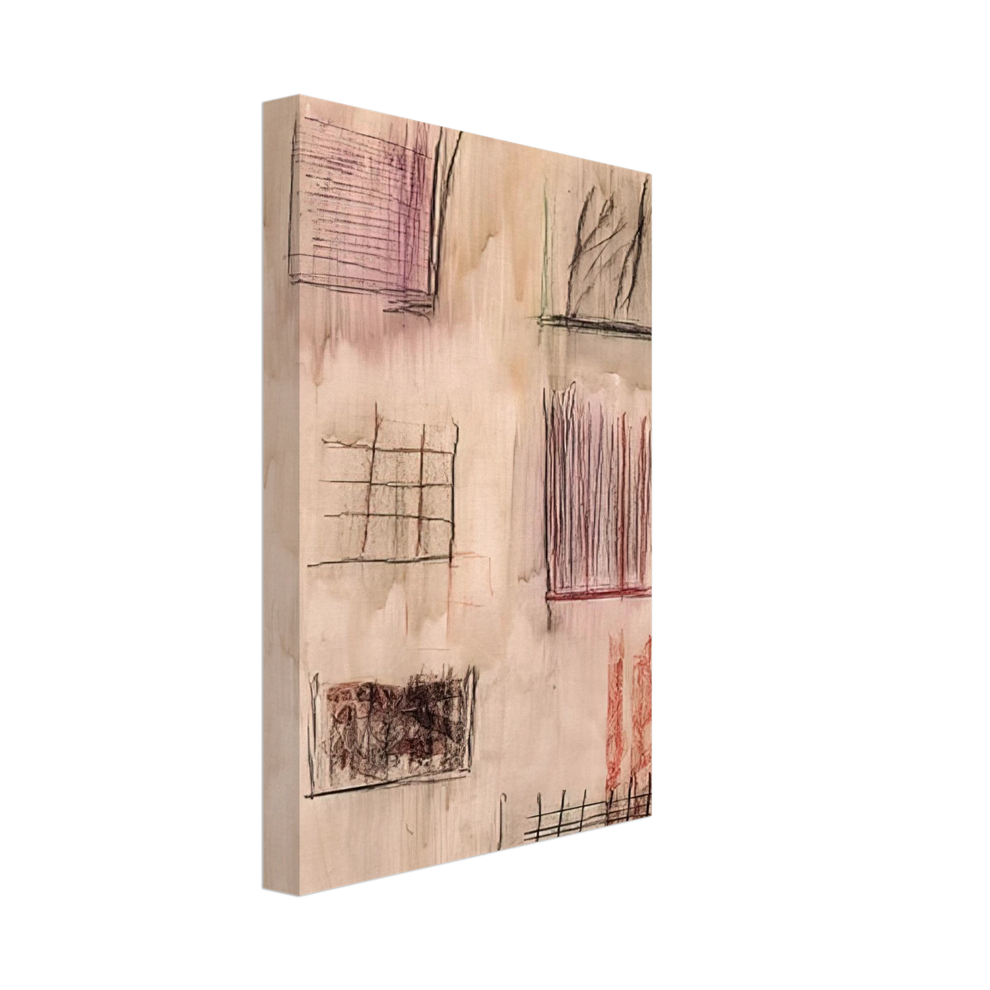 Gunther Forg - Untitled Cansons - 1989 Canvas - 70x100 cm / 28x40 inches-canvas