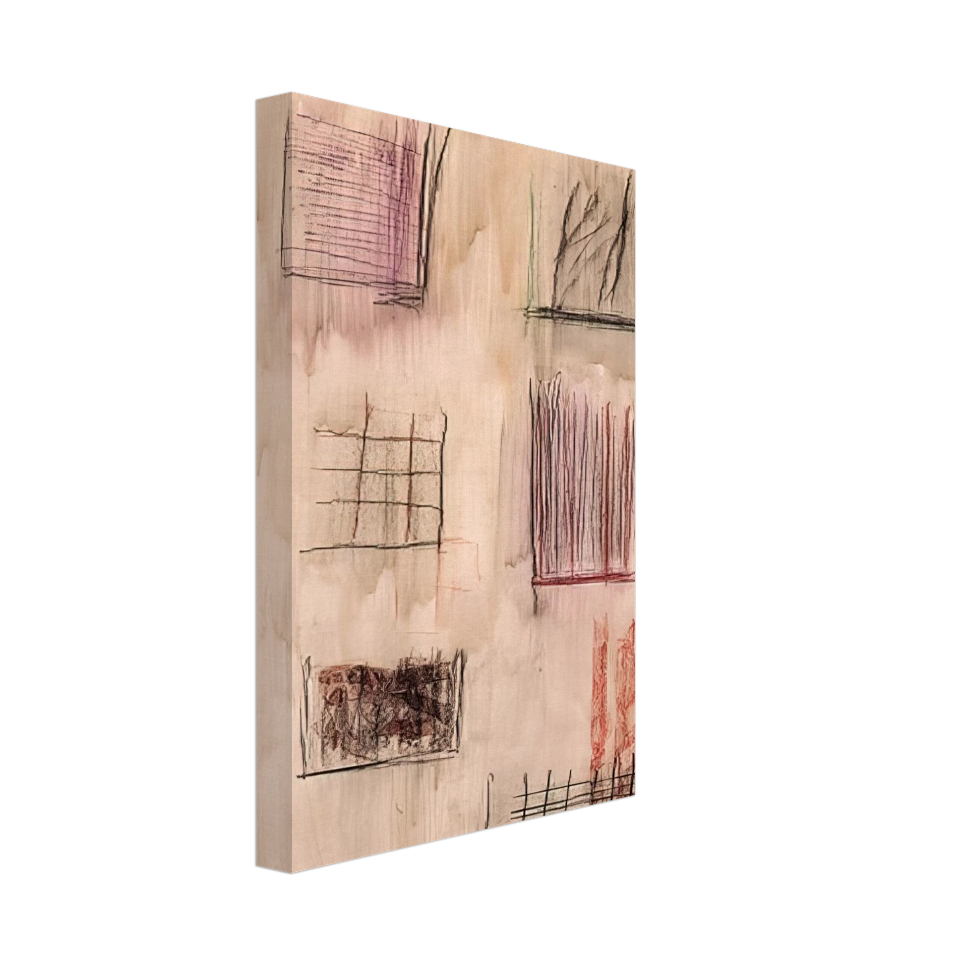 Gunther Forg - Untitled Cansons - 1989 Canvas - 70x100 cm / 28x40 inches-canvas