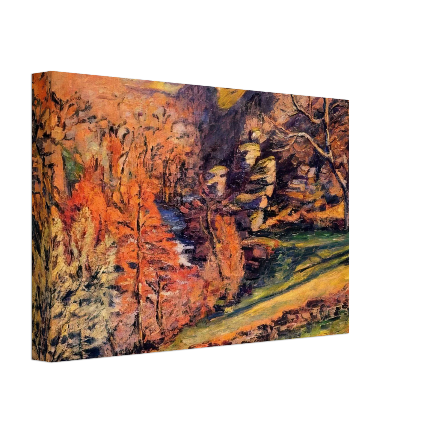 Armand Guillaumin - Madness Ravine, Crozant Canvas - 70x100 cm / 28x40 inches-canvas