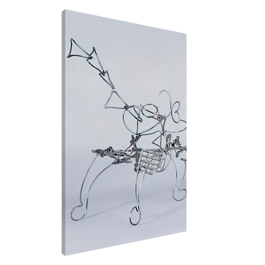 Nancy Graves - Triangle - 1987 Canvas - 20x30 cm / 8x12 inches-canvas