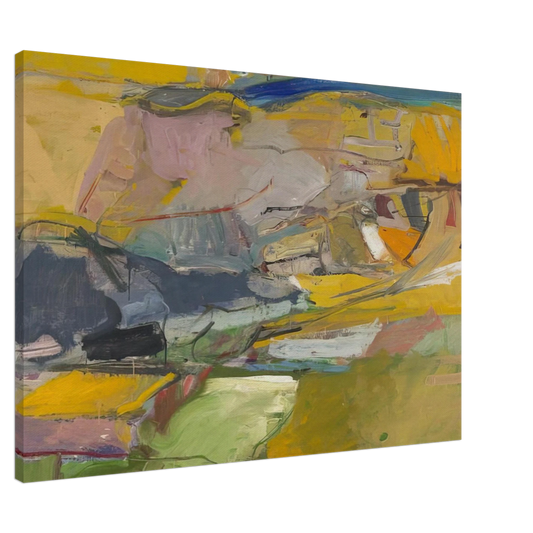 Richard Diebenkorn - Berkeley #57 Canvas - 20x30 cm / 8x12 inches-canvas