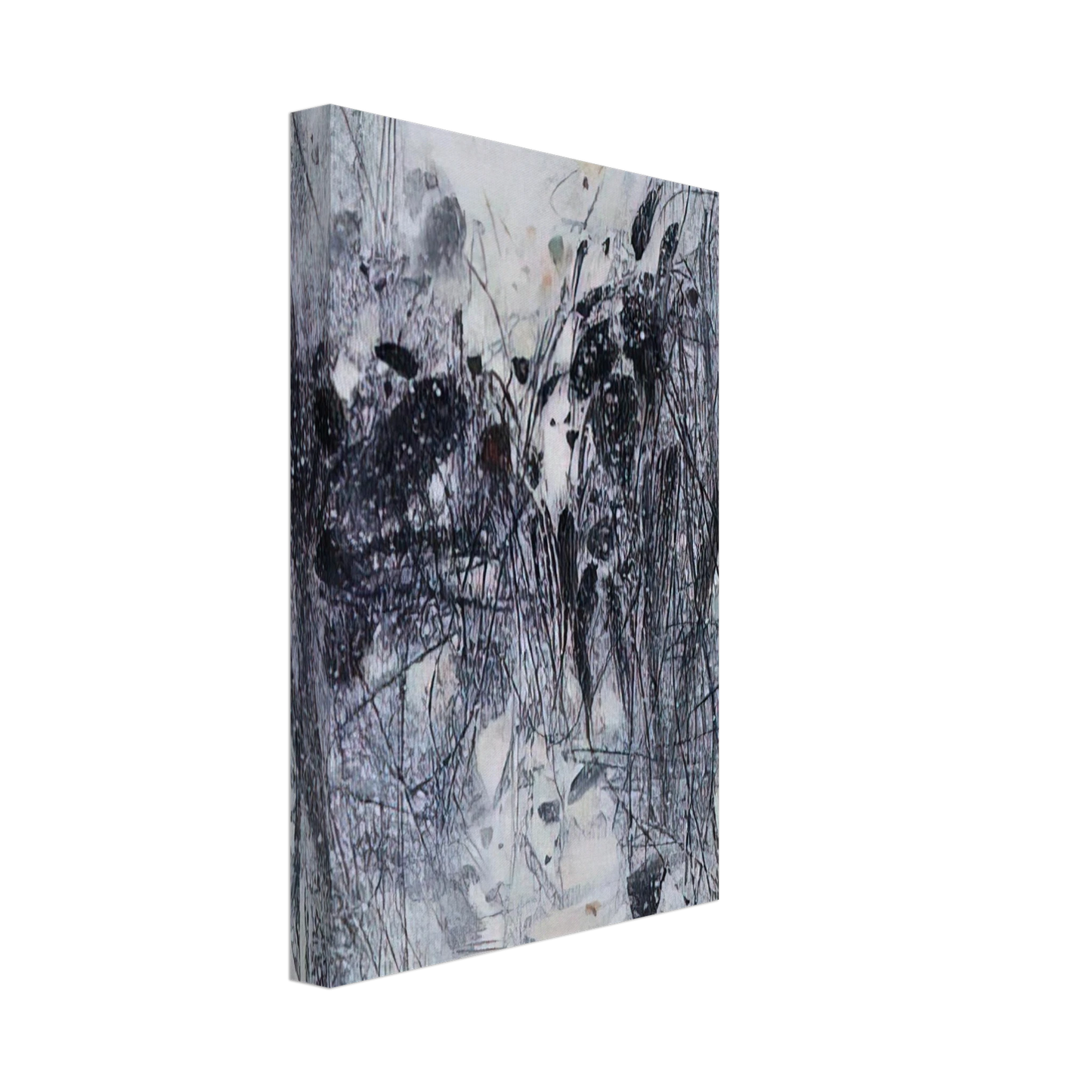 Chu teh Chun - EVOCATION BLEUE 1989 Canvas - 40x60 cm / 16x24 inches-canvas