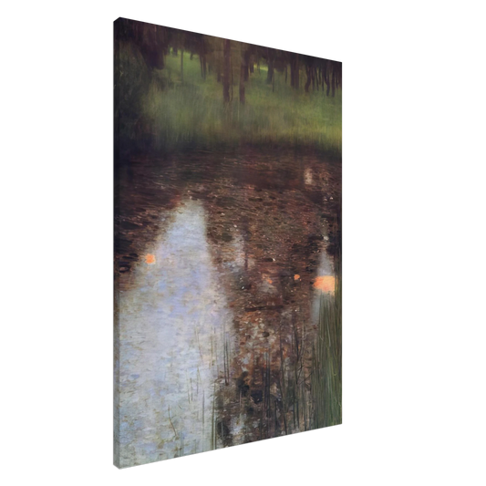 Gustav Klimt - THE SWAMP 1900 Canvas - 20x30 cm / 8x12 inches-canvas