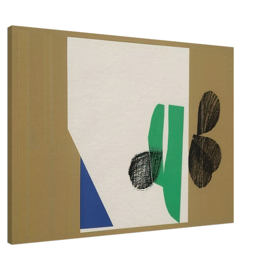 Howard Hodgkin - Enter Laughing - 1964 Canvas - 20x30 cm / 8x12 inches-canvas