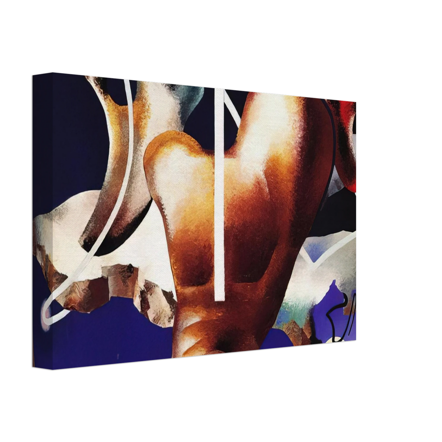 Enrico Prampolini - SUPERAMENTO TERRESTRE 1932 Canvas - 70x100 cm / 28x40 inches-canvas