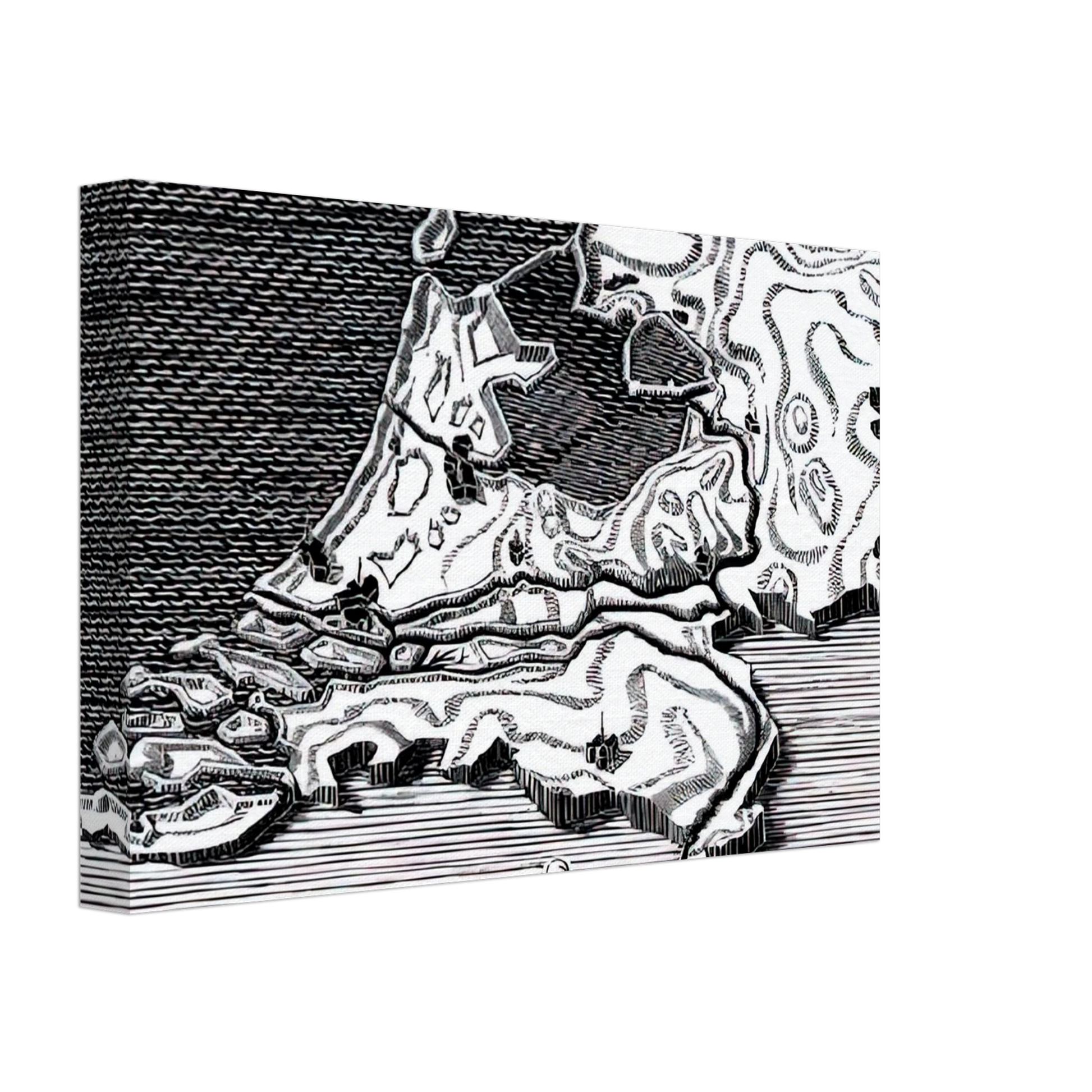 MC Escher - ESCHER (28) Canvas - 40x60 cm / 16x24 inches-canvas