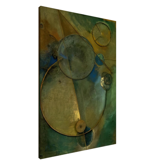 Kurt Schwitters - REVOLVING 1919 Canvas - 20x30 cm / 8x12 inches-canvas