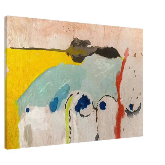 Helen Frankenthaler - Tales of Genji I - 1998 Canvas - 20x30 cm / 8x12 inches-canvas