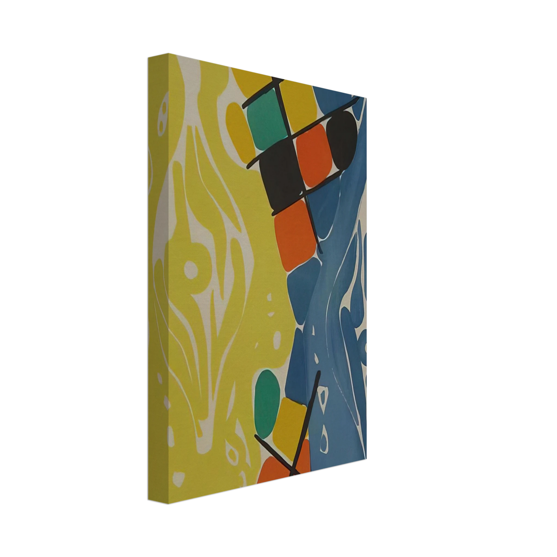 Ernst Wilhelm Nay - Farblitho 1966 - 21 NOR - 1966 Canvas - 70x100 cm / 28x40 inches-canvas