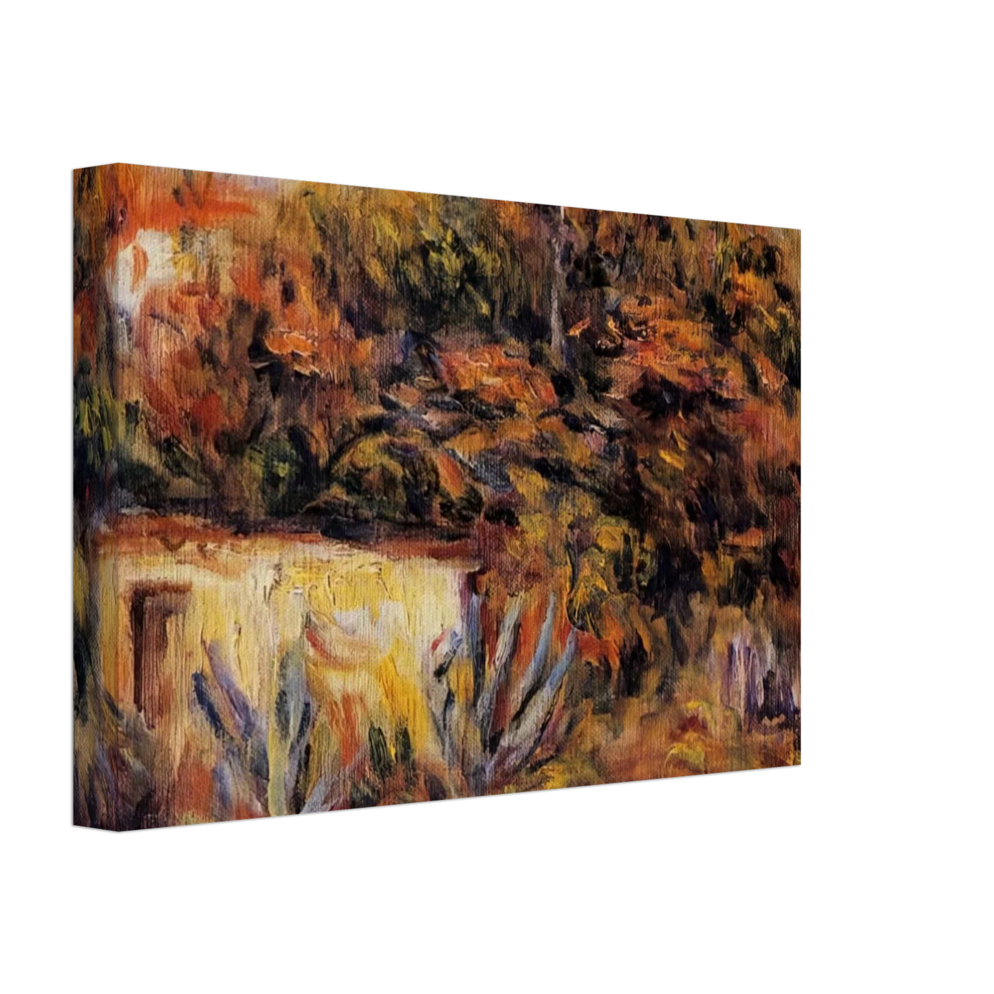 Pierre-Auguste Renoir - Cabin with Aloe Plants Canvas - 40x60 cm / 16x24 inches-canvas