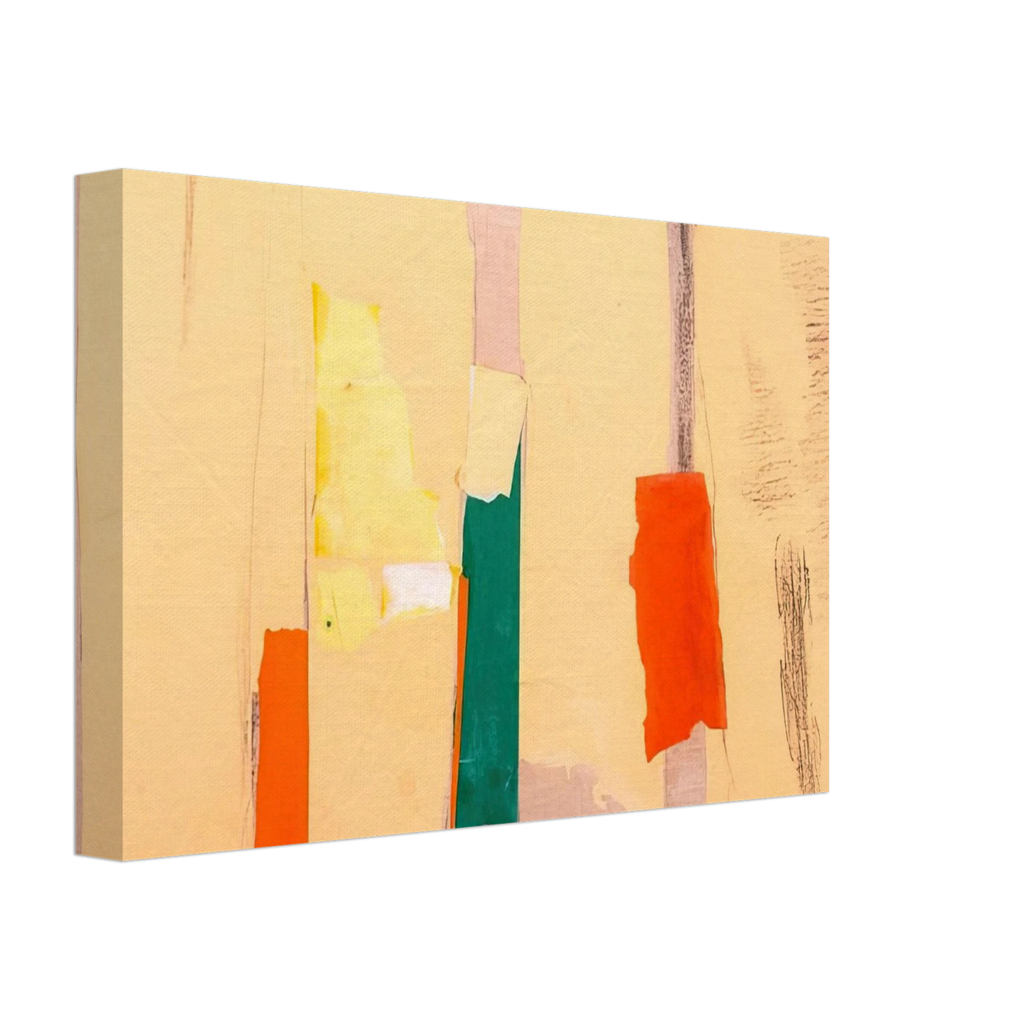 Esteban Vicente - UNTITLED 1998 Canvas - 40x60 cm / 16x24 inches-canvas