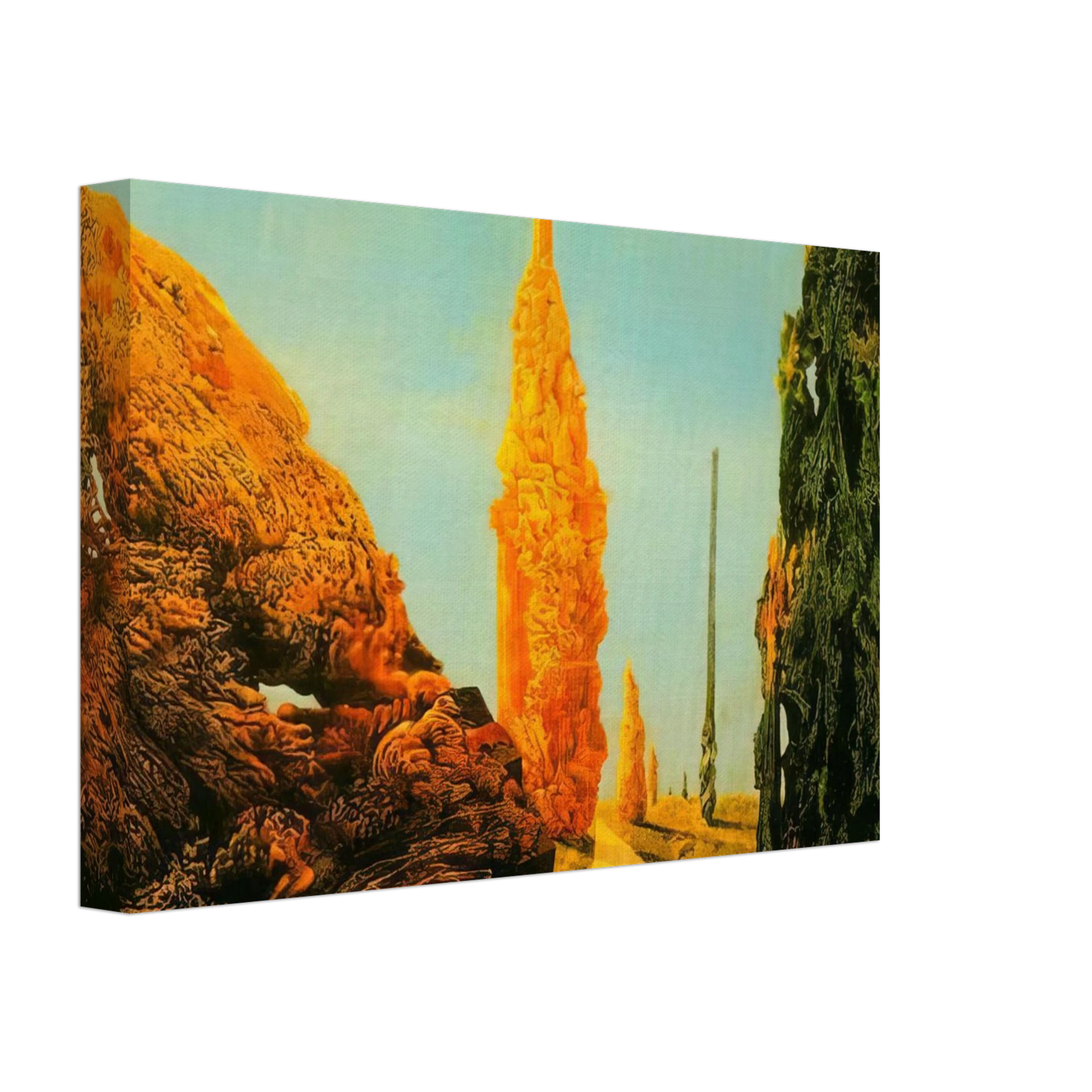 Max Ernst - Lone Tree and United Trees Canvas - 70x100 cm / 28x40 inches-canvas