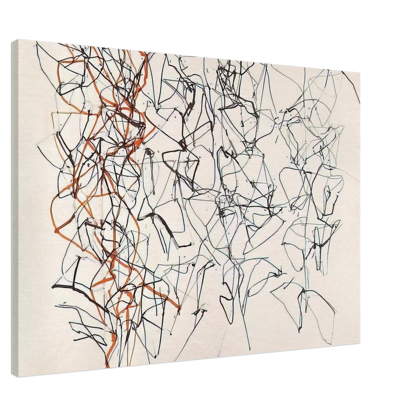 Brice Marden - Study for the Virgins - 1990 Canvas - 20x30 cm / 8x12 inches-canvas