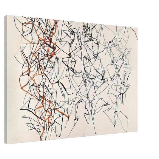 Brice Marden - Study for the Virgins - 1990 Canvas - 20x30 cm / 8x12 inches-canvas