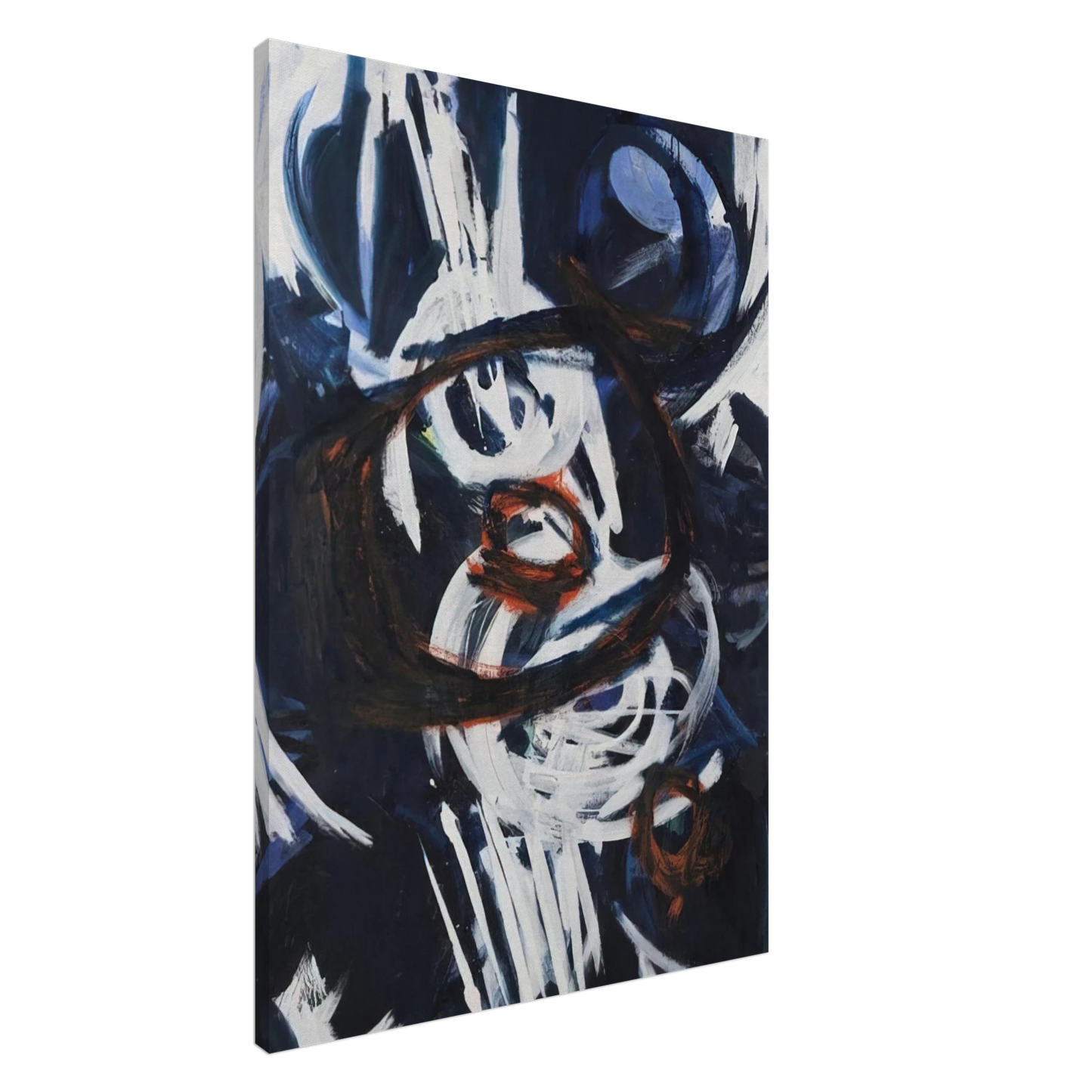 Ernst Wilhelm Nay - Crescendo - 1963 Canvas - 20x30 cm / 8x12 inches-canvas