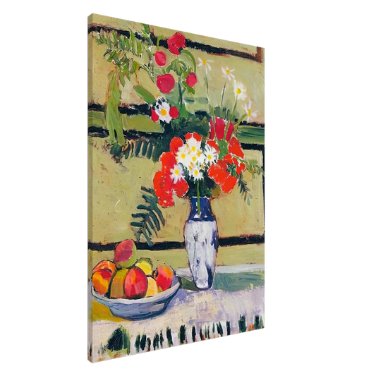 Henri Matisse - FLOWERS AND FRUIT 1909 Canvas - 20x30 cm / 8x12 inches-canvas