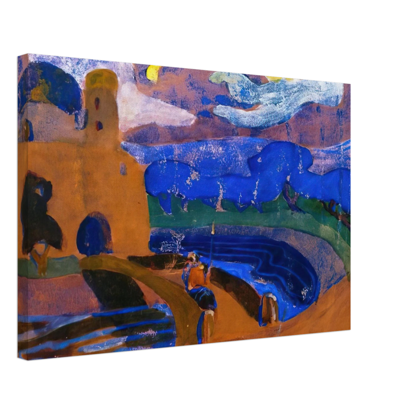 Wassily Kandinsky - COMET 1900 Canvas - 70x100 cm / 28x40 inches-canvas