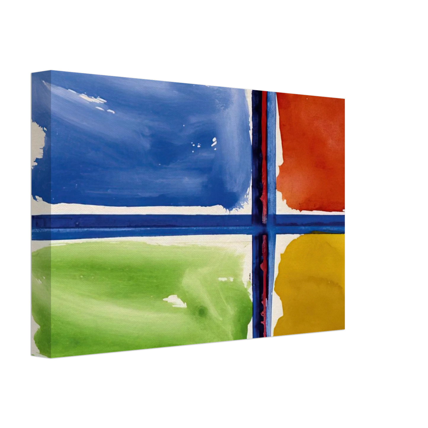 Blinky Palermo - Fensterkreuz II - 1966 Canvas - 70x100 cm / 28x40 inches-canvas