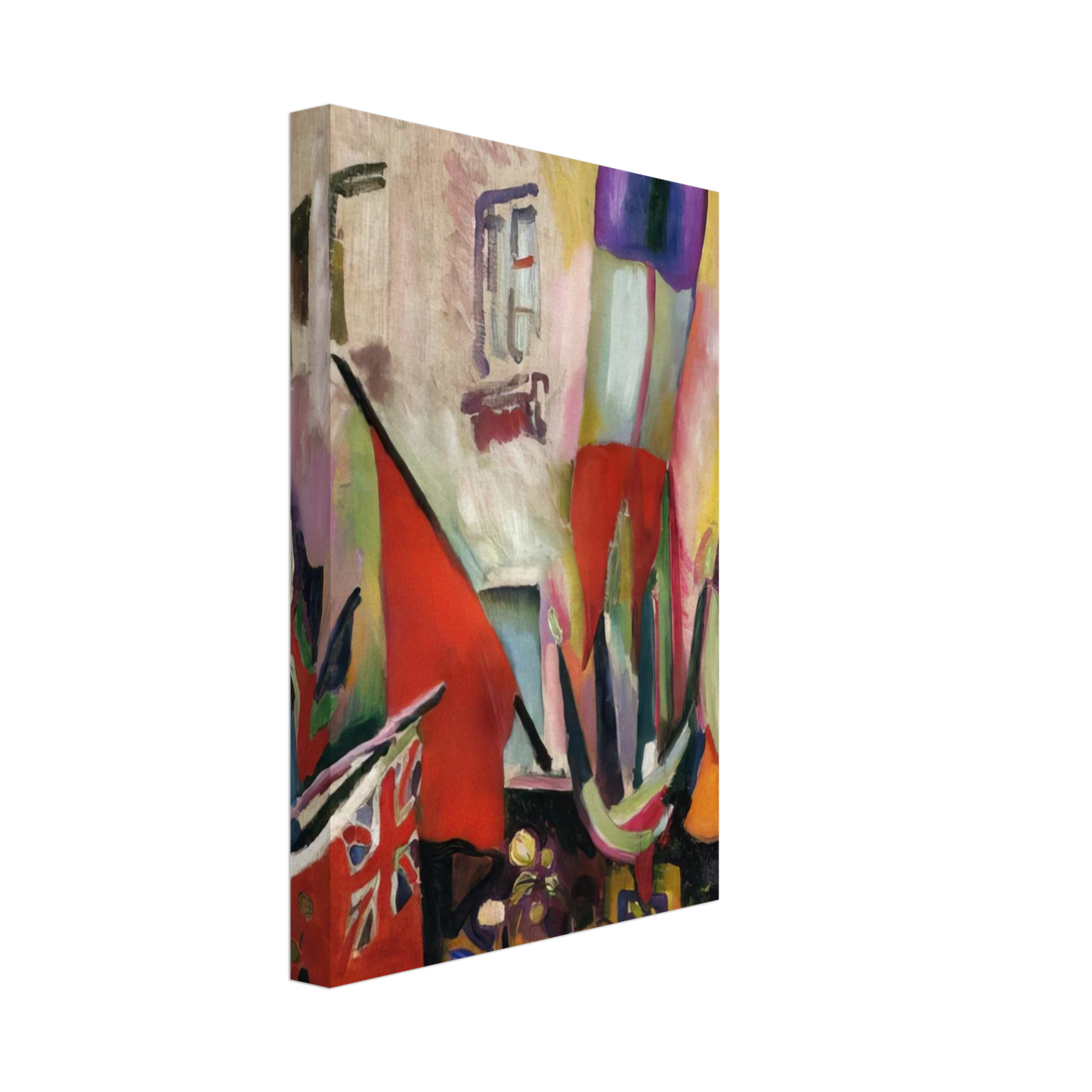 Raoul Dufy - FLAGS 1906 Canvas - 40x60 cm / 16x24 inches-canvas