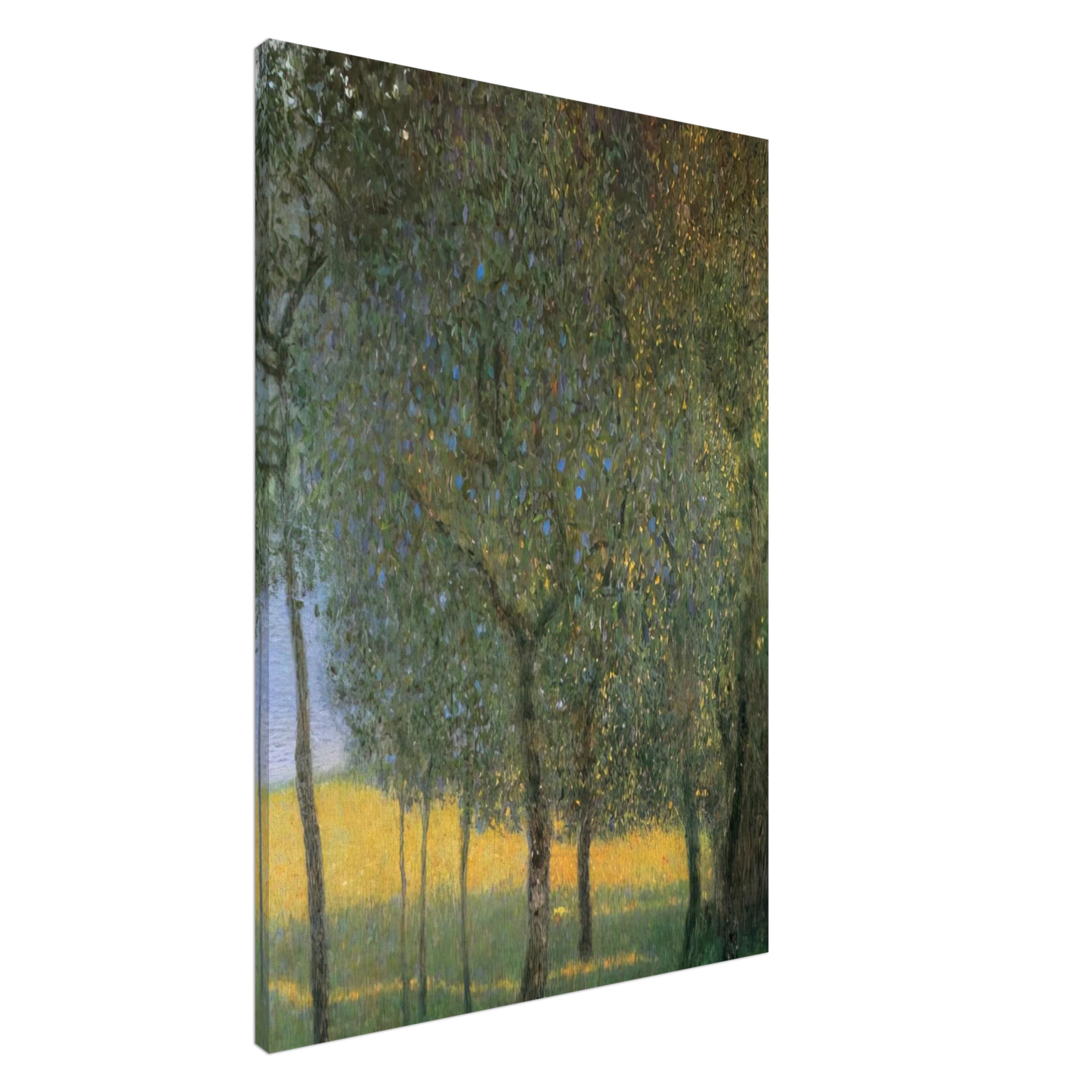 Gustav Klimt - FRUIT TREES 1901 Canvas - 20x30 cm / 8x12 inches-canvas