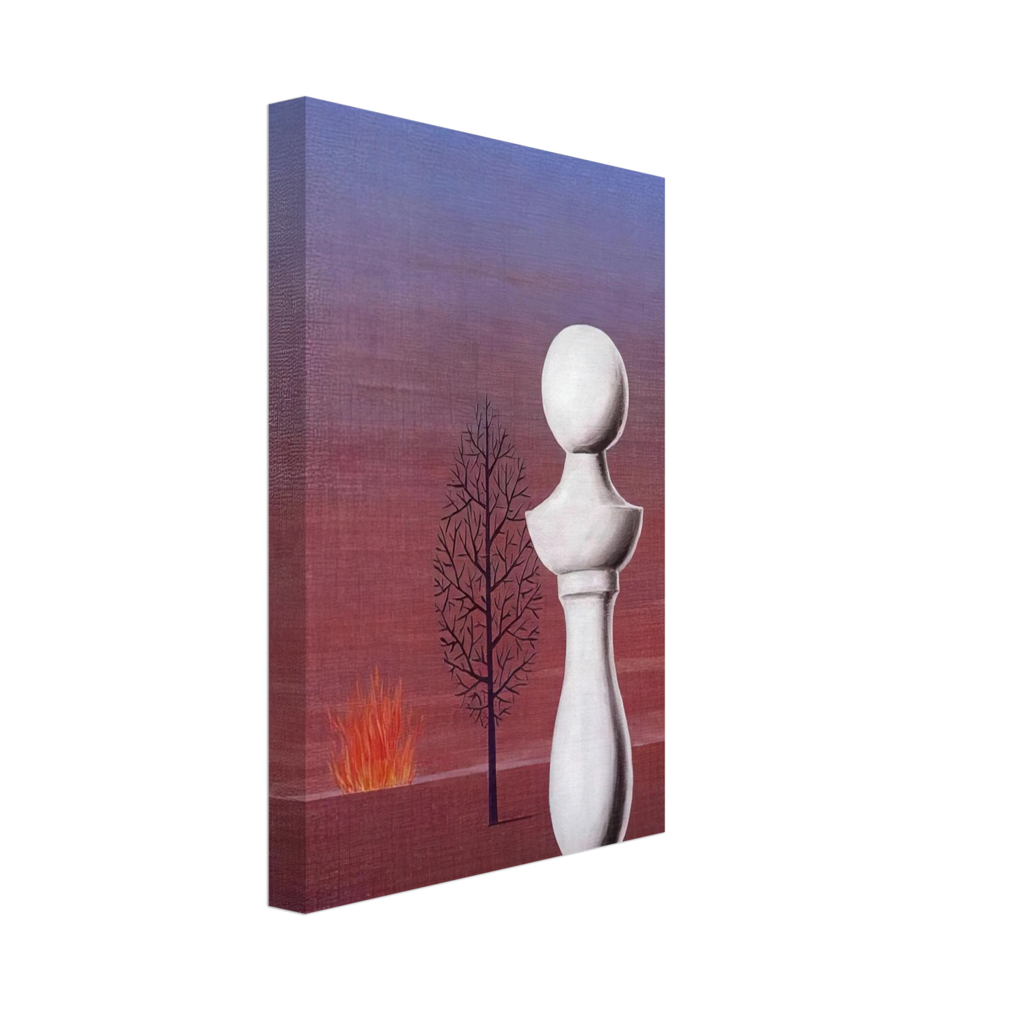 Rene Magritte - FASHIONABLE PEOPLE 1950 Canvas - 40x60 cm / 16x24 inches-canvas