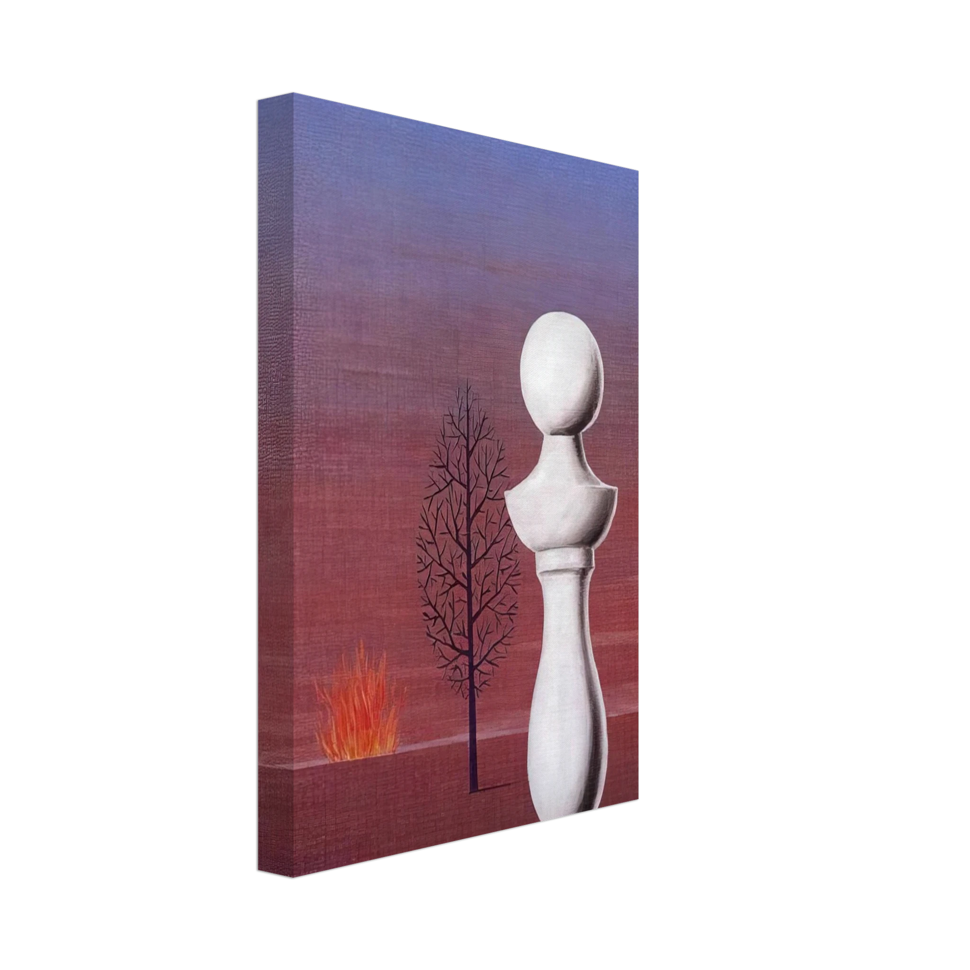 Rene Magritte - FASHIONABLE PEOPLE 1950 Canvas - 40x60 cm / 16x24 inches-canvas