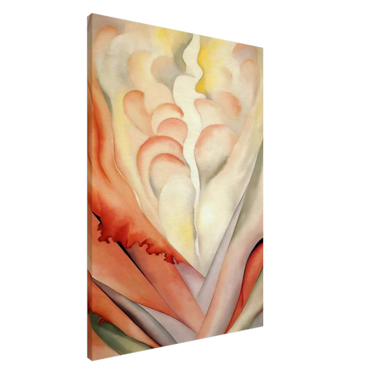 Georgia O'Keeffe - Flower Abstraction Canvas - 20x30 cm / 8x12 inches-canvas