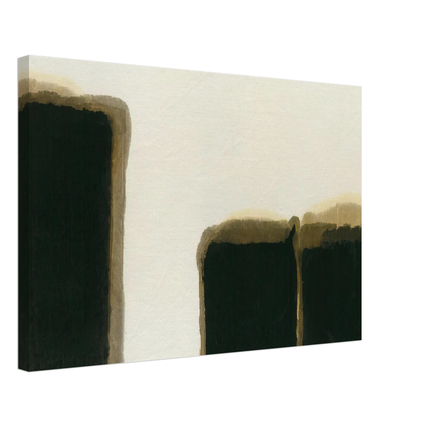 Yun Hyong-keun - Burnt Umber  Ultramarine I - 1981 Canvas - 40x60 cm / 16x24 inches-canvas