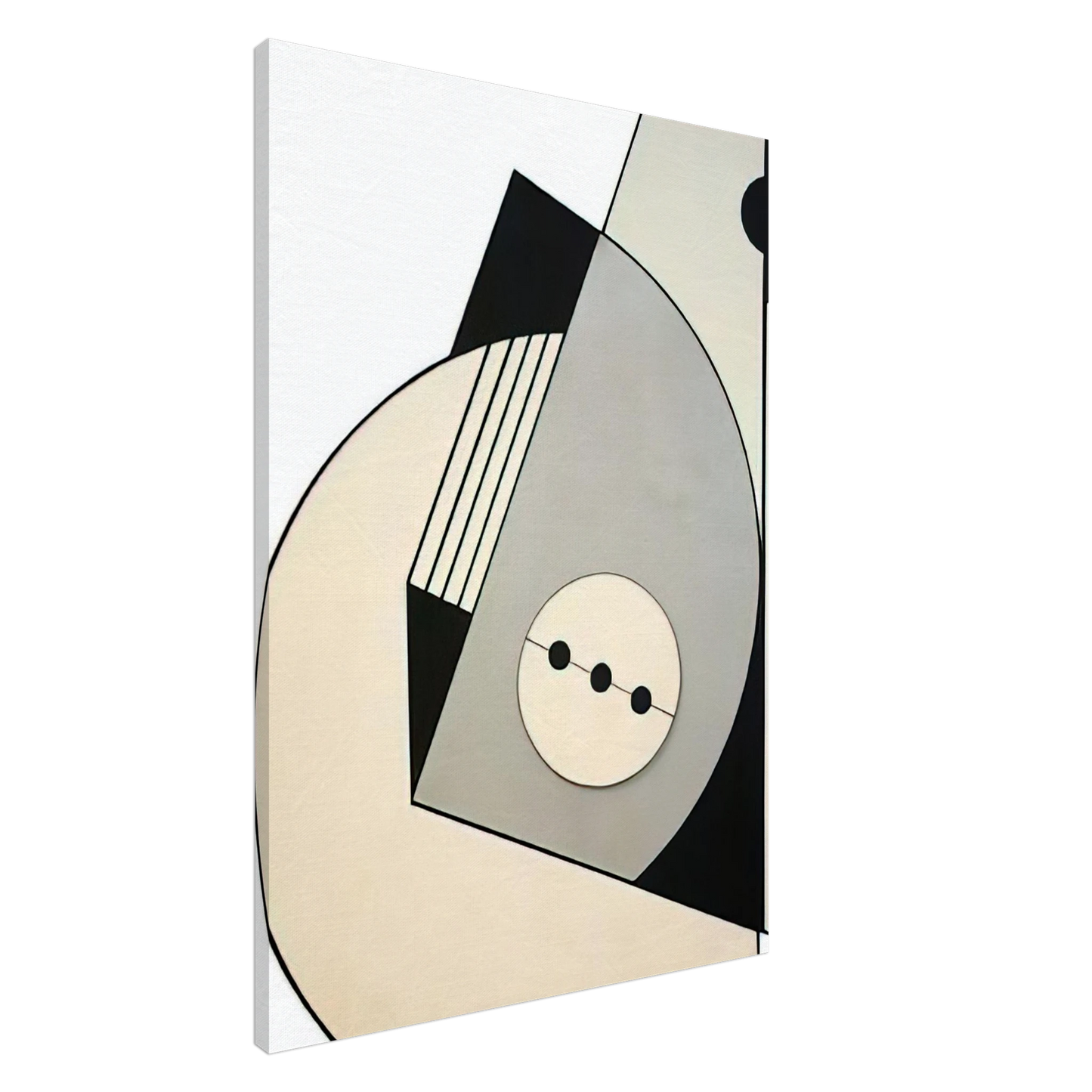 Carmelo Arden Quin - Gris - Concretism Canvas - 20x30 cm / 8x12 inches-canvas