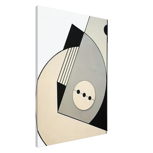 Carmelo Arden Quin - Gris - Concretism Canvas - 20x30 cm / 8x12 inches-canvas