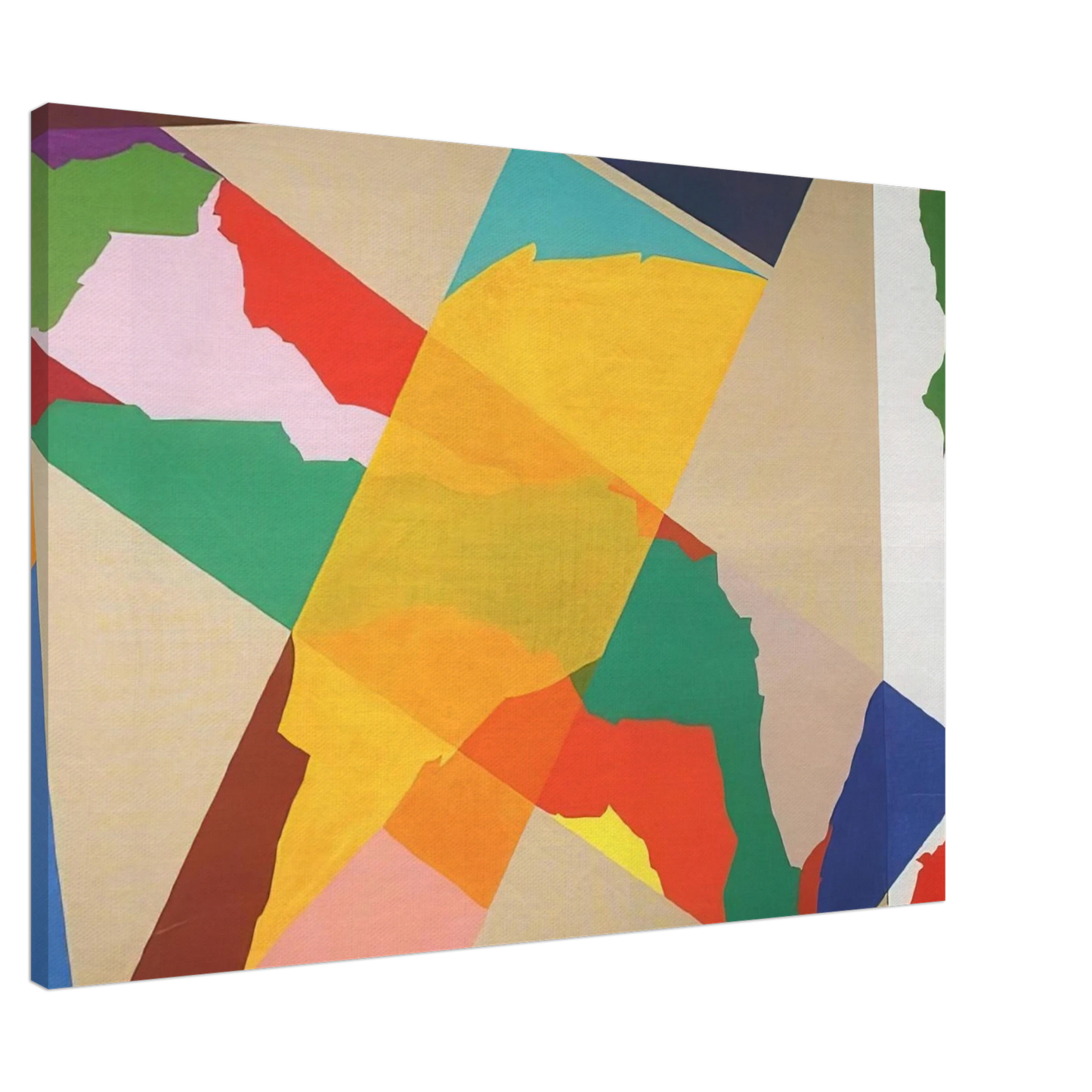 Piero Dorazio - In Croce III - 1969 Canvas - 20x30 cm / 8x12 inches-canvas