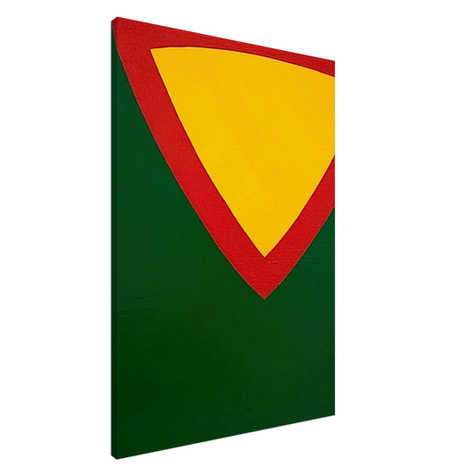 Al Held - Purple Triangle Canvas - 20x30 cm / 8x12 inches-canvas