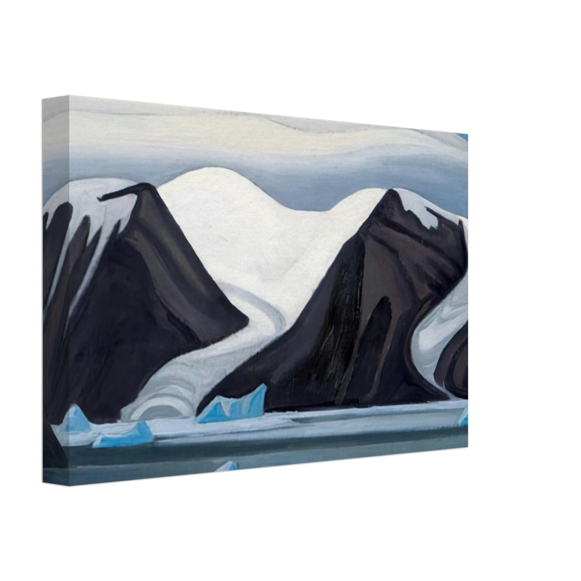 Lawren Harris - Nerke, Greenland - 1930 Canvas - 40x60 cm / 16x24 inches-canvas