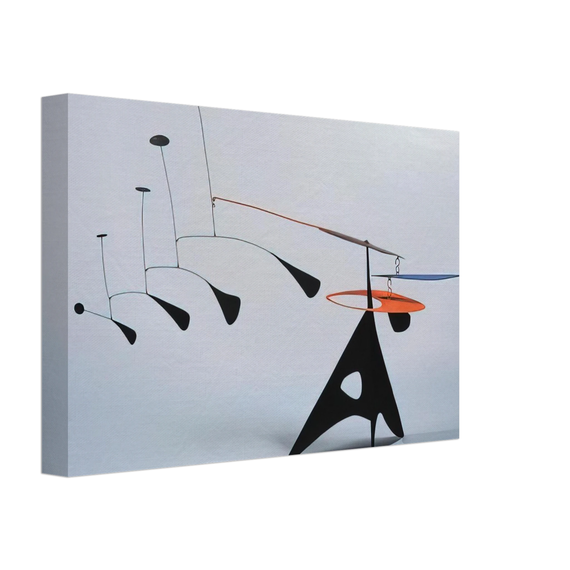 Alexander Calder - BLUE FEATHER 1948 Canvas - 70x100 cm / 28x40 inches-canvas