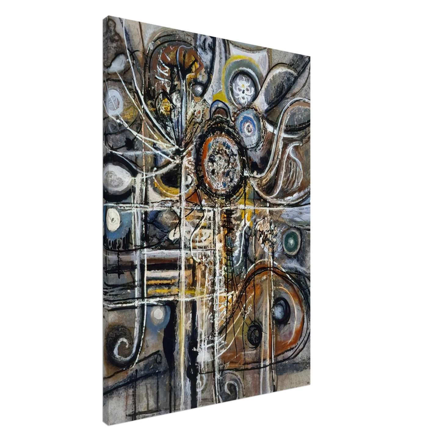 Richard Pousette-Dart - The Center - 1943 Canvas - 20x30 cm / 8x12 inches-canvas