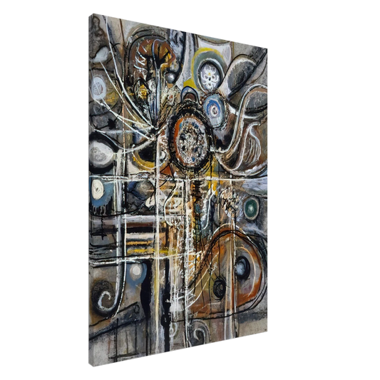 Richard Pousette-Dart - The Center - 1943 Canvas - 20x30 cm / 8x12 inches-canvas