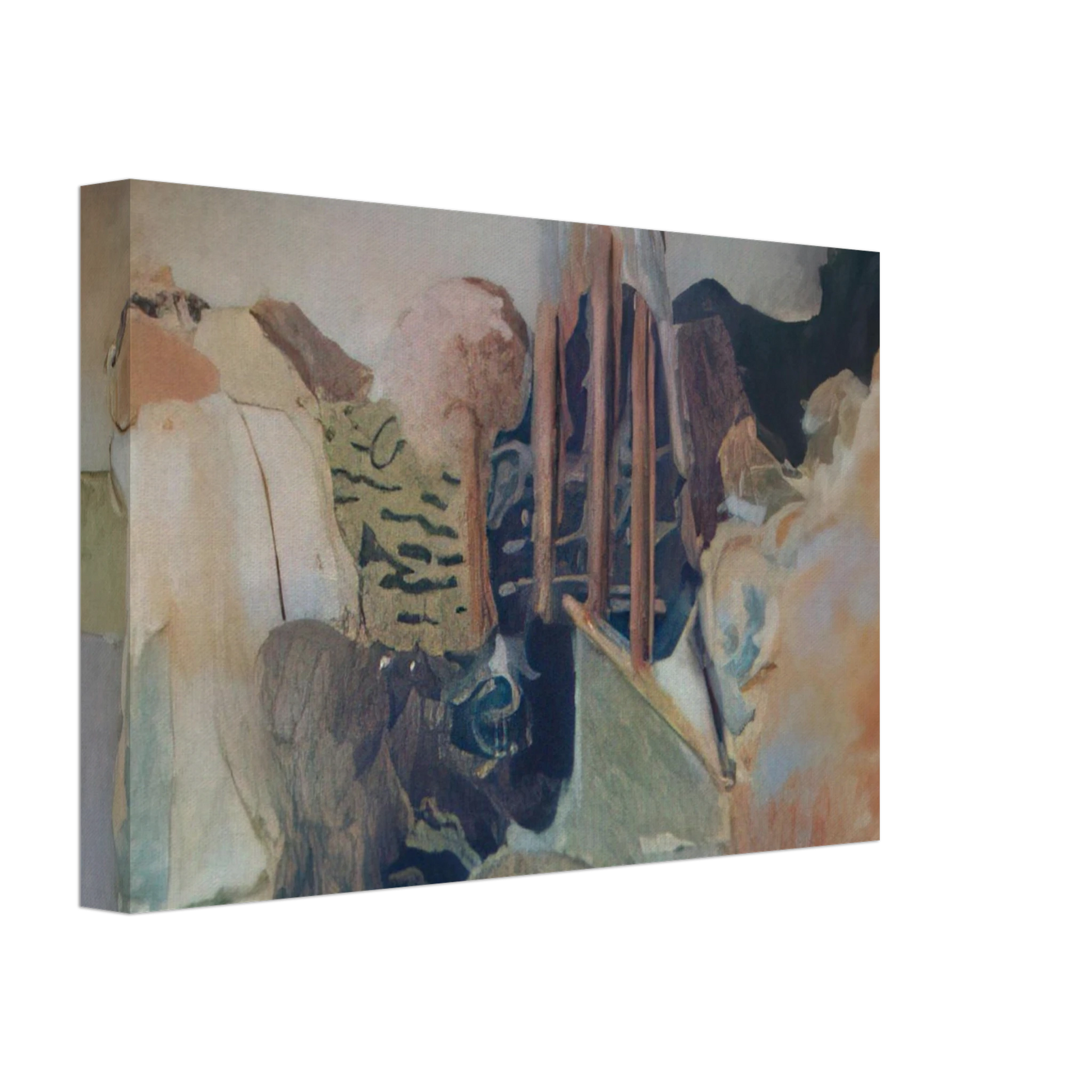 Menez - unknow ntitle - Lyrical Abstraction Canvas - 40x60 cm / 16x24 inches-canvas