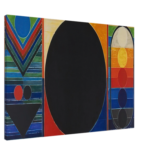 S. H. Raza - Composition Geometrique - 2007 Canvas - 20x30 cm / 8x12 inches-canvas