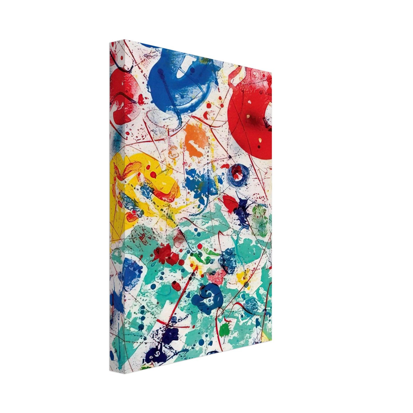 Sam Francis - Untitled  SF 358  Canvas - 70x100 cm / 28x40 inches-canvas