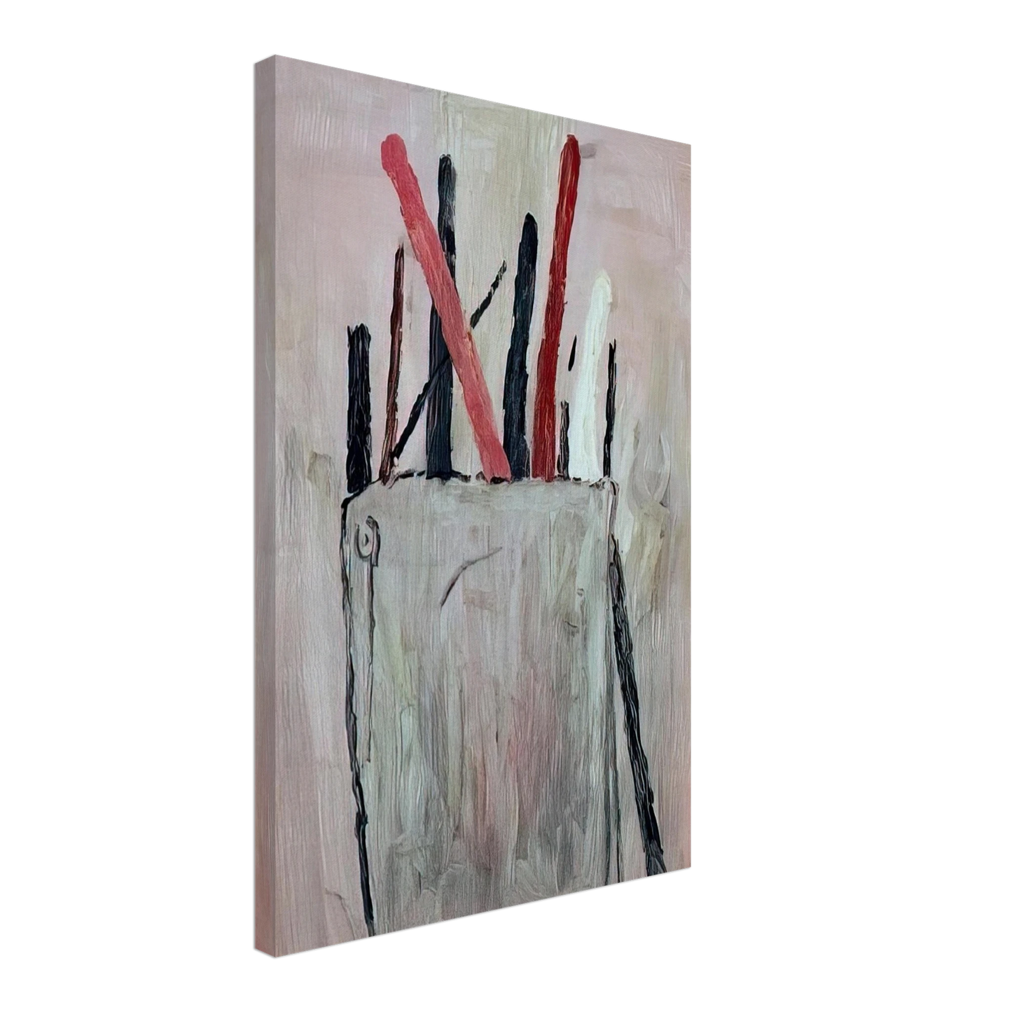 Philip Guston - BRUSHES 1969 Canvas - 40x60 cm / 16x24 inches-canvas
