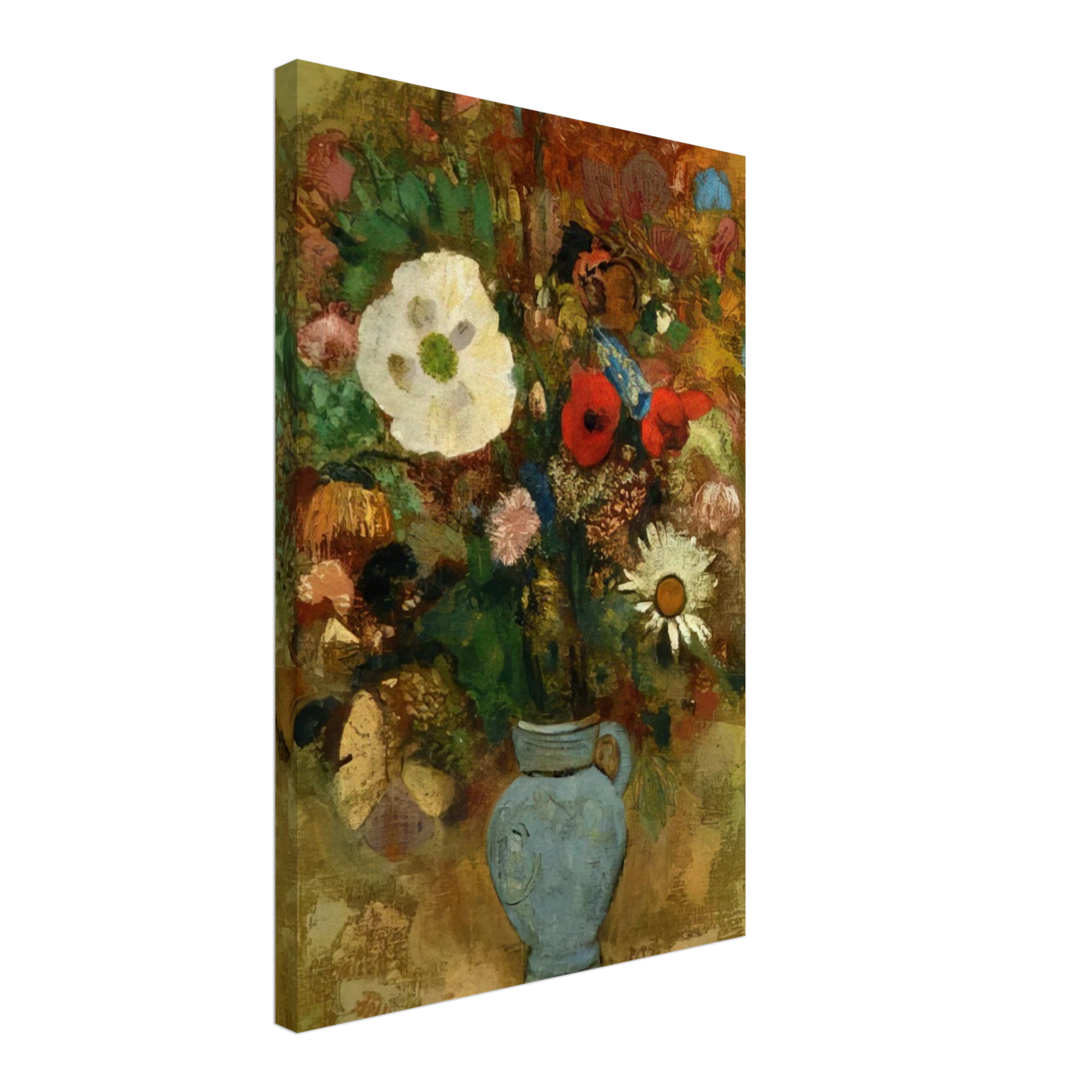 Odilon Redon - BOUQUET OF FLOWERS 1 Canvas - 70x100 cm / 28x40 inches-canvas