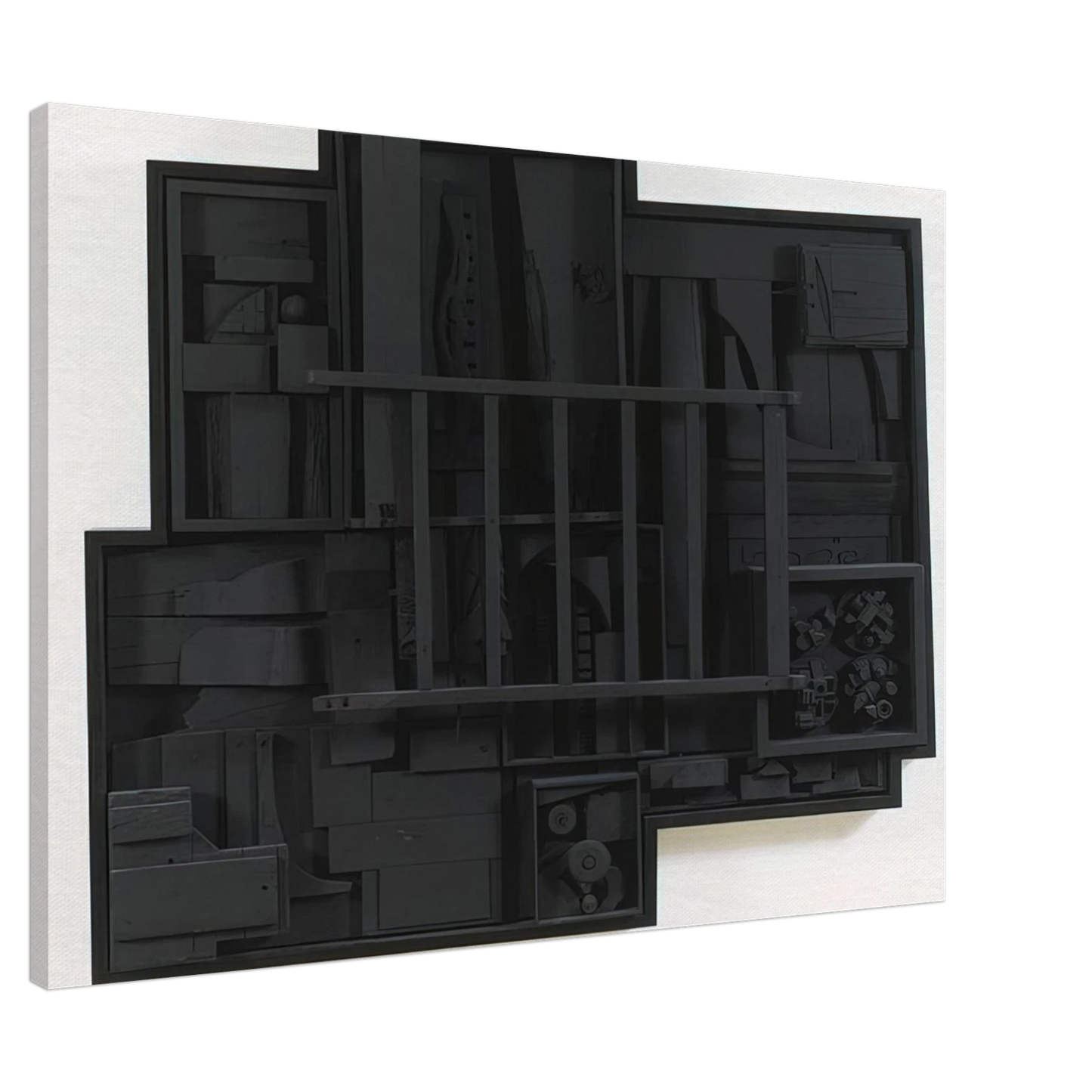 Louise Nevelson - SKY JAG IV 1974 Canvas - 20x30 cm / 8x12 inches-canvas