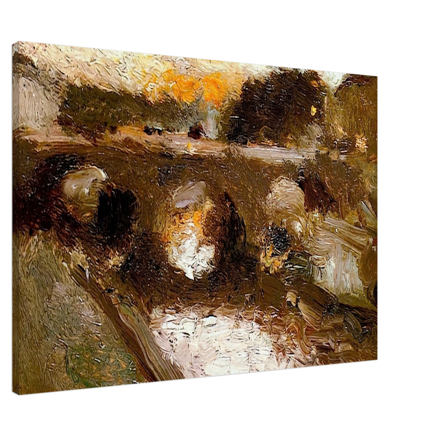 Henri Matisse - PONT SAINT MICHEL PARIS 1895 Canvas - 20x30 cm / 8x12 inches-canvas