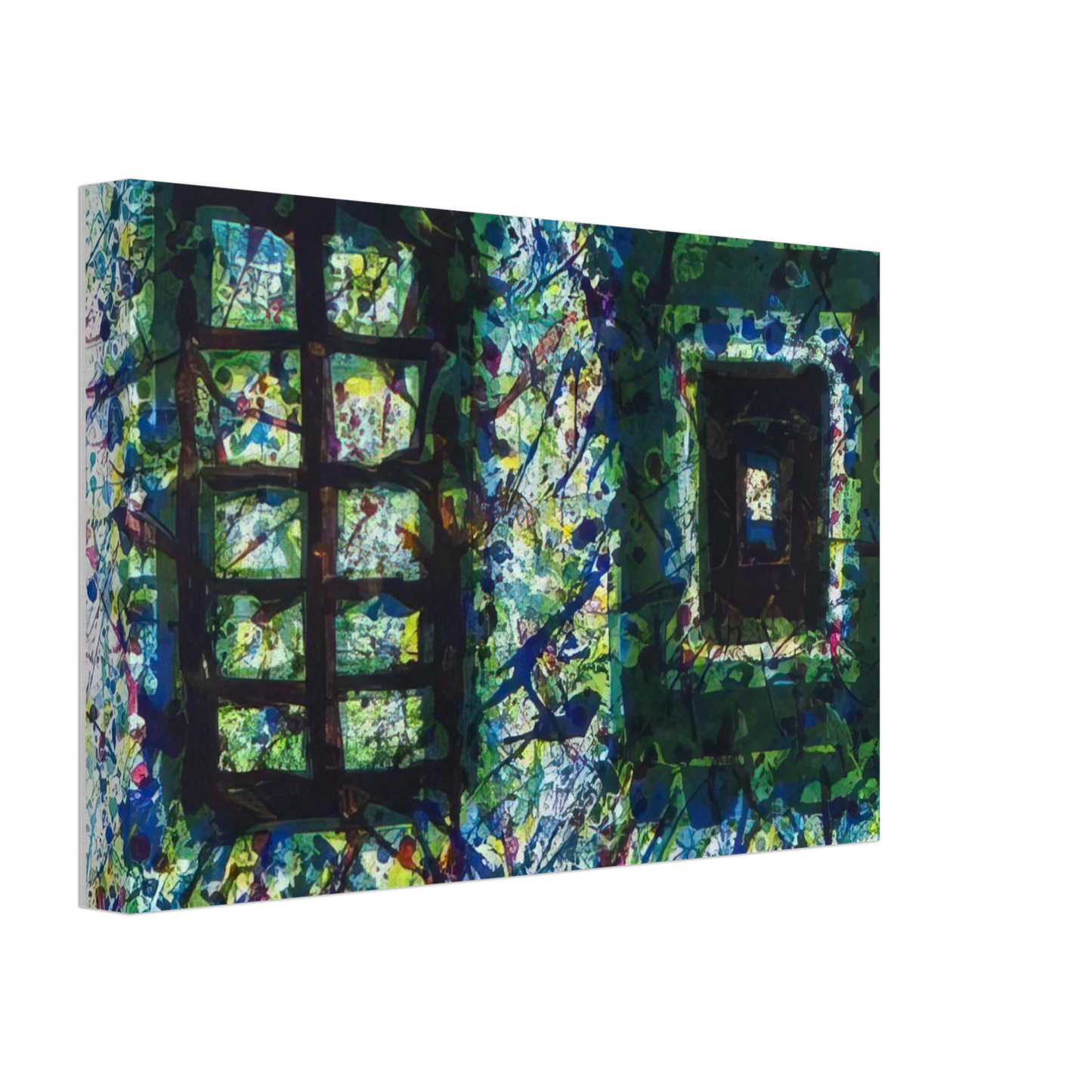 Sam Francis - Concert Hall Set III  SF-232  Canvas - 40x60 cm / 16x24 inches-canvas