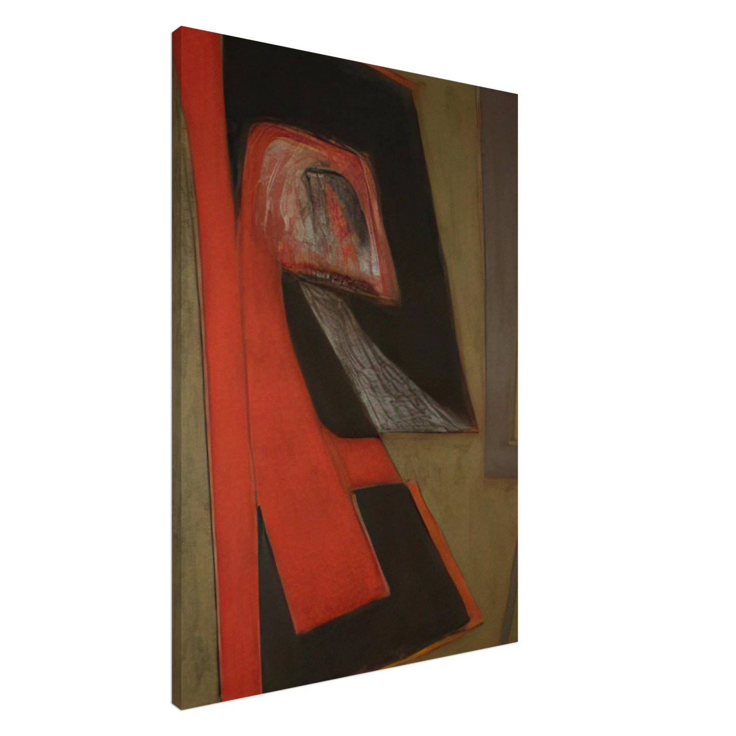 Will Barnet - The Kiss - 2009 United States Canvas - 20x30 cm / 8x12 inches-canvas