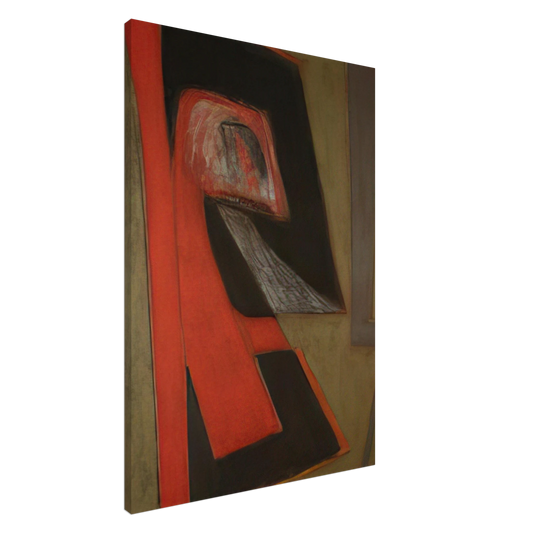 Will Barnet - The Kiss - 2009 United States Canvas - 20x30 cm / 8x12 inches-canvas